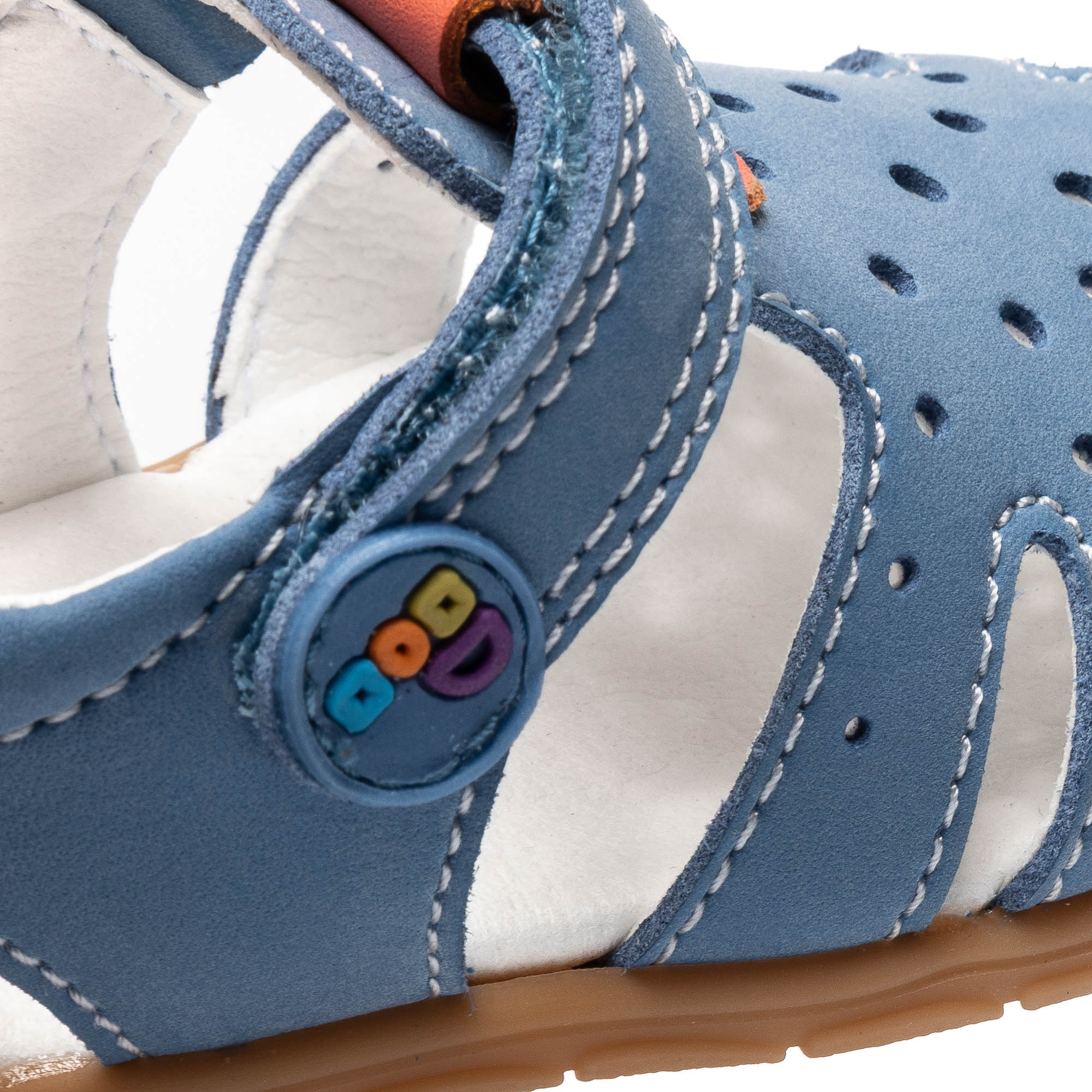 Imagen 3 de Sandalias de bebé niño barefoot con cierre adherente - Pablosky - Azul Azul