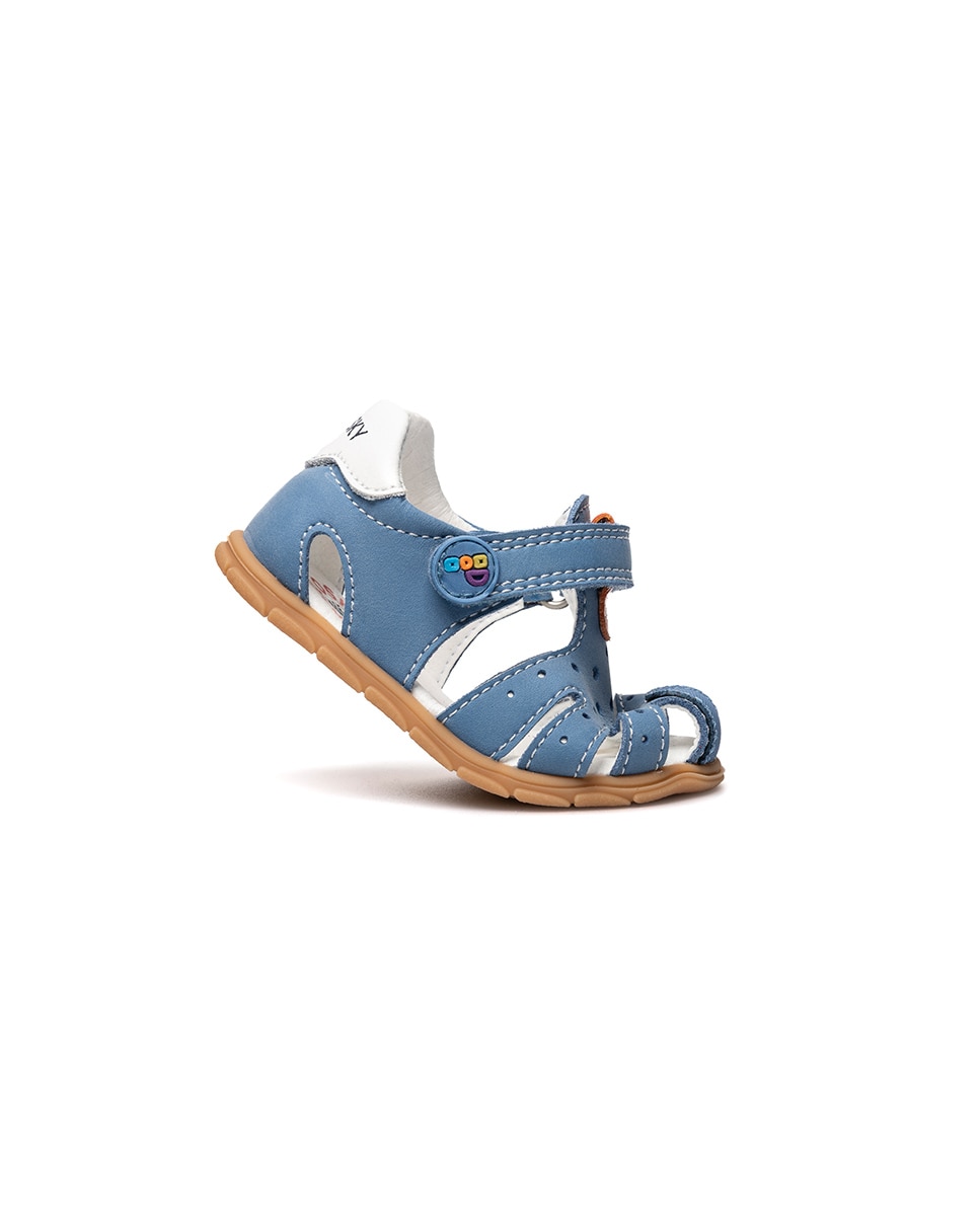 Imagen 7 de Sandalias de bebé niño barefoot con cierre adherente - Pablosky - Azul Azul