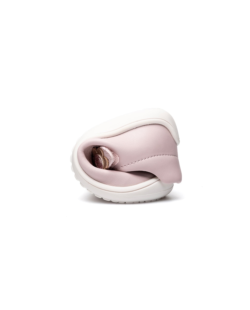 Merceditas de bebé niña barefoot con cierre adherente - Pablosky - Rosa pastel Rosa pastel-2