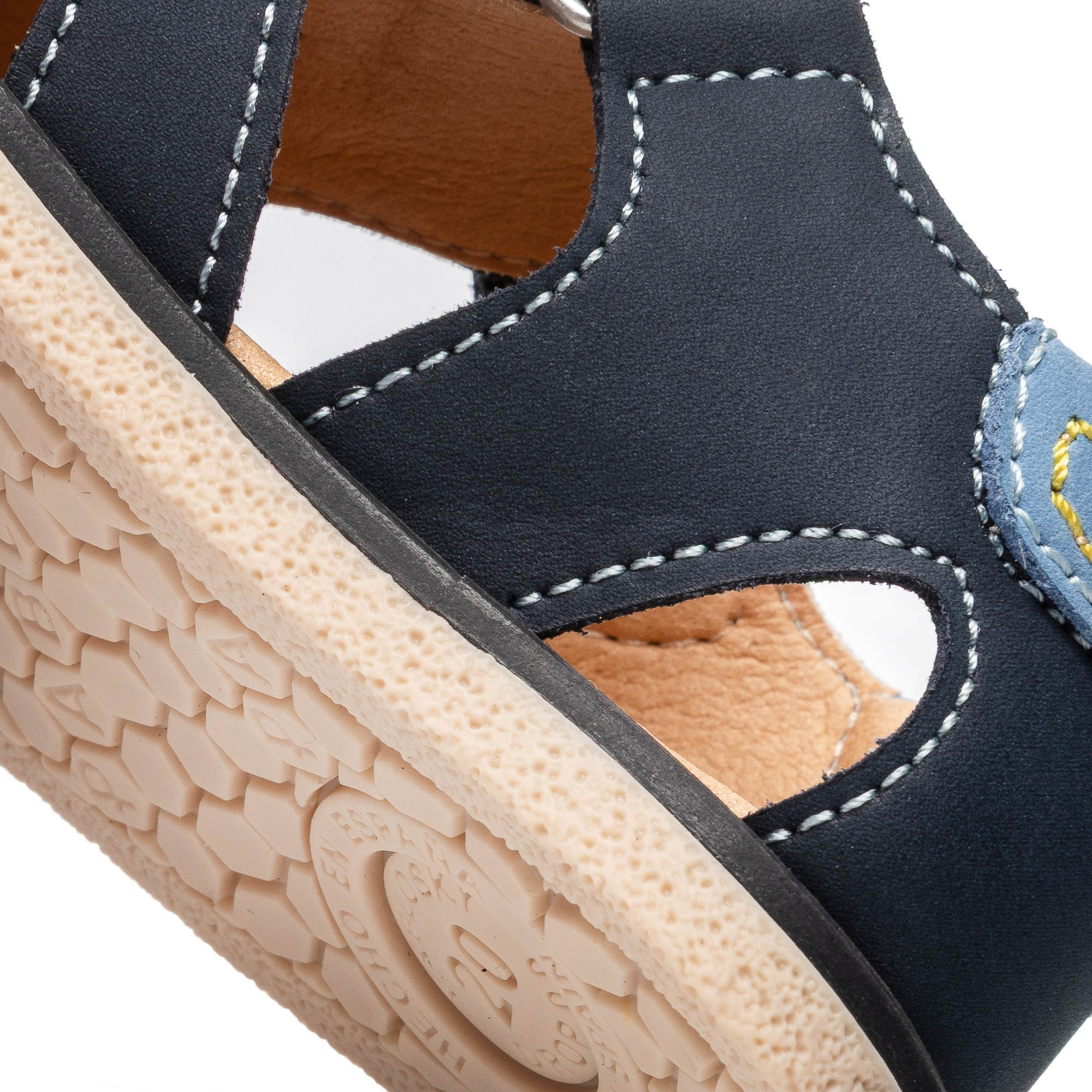 Sandalias de bebé niño barefoot con cierre adherente - Pablosky - Azul marino Azul marino-3