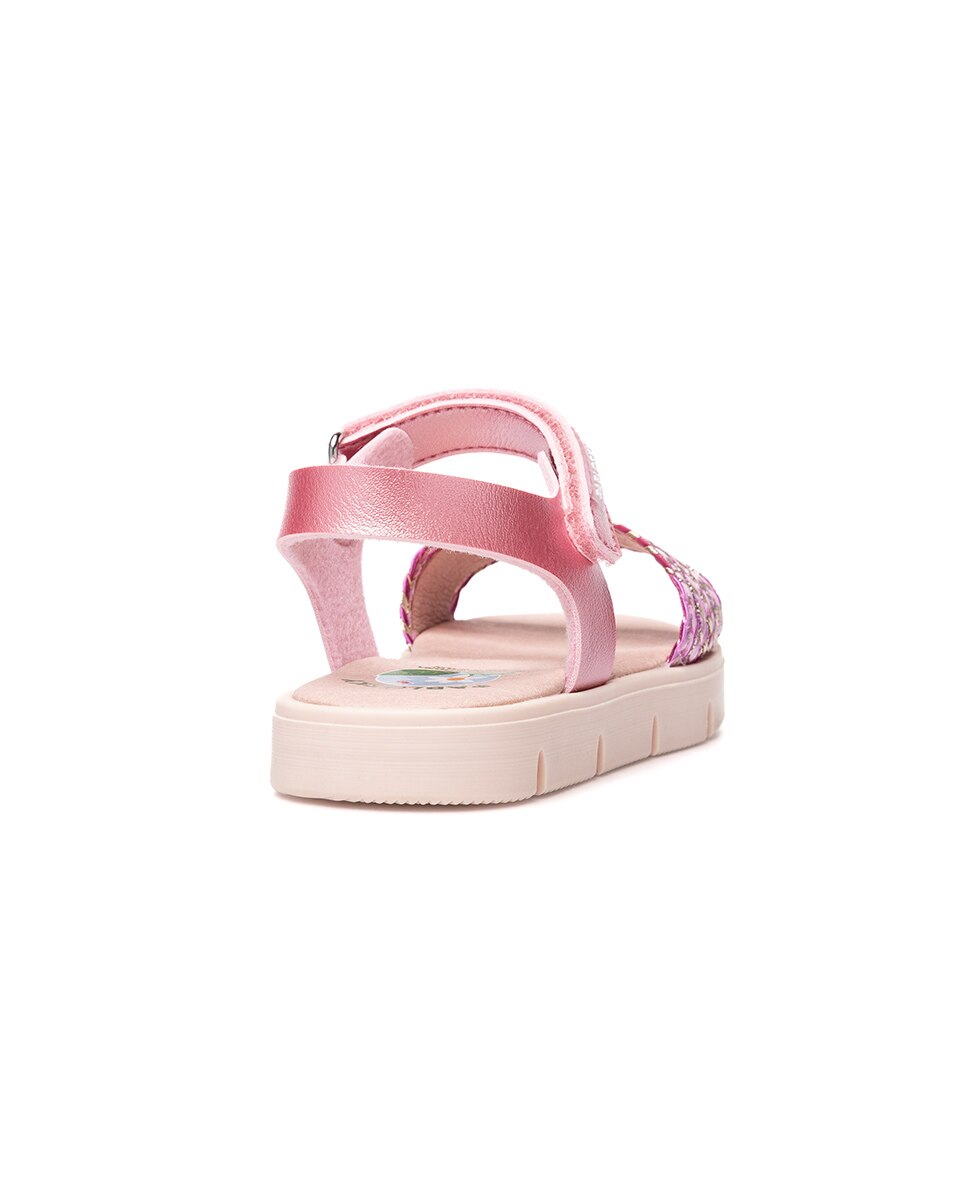 Sandalias plataforma flex de niña - Pablosky - Rosa Rosa-6