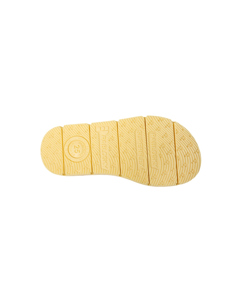 Sandalias plataforma flex de niña - Pablosky - Amarillo Amarillo-4