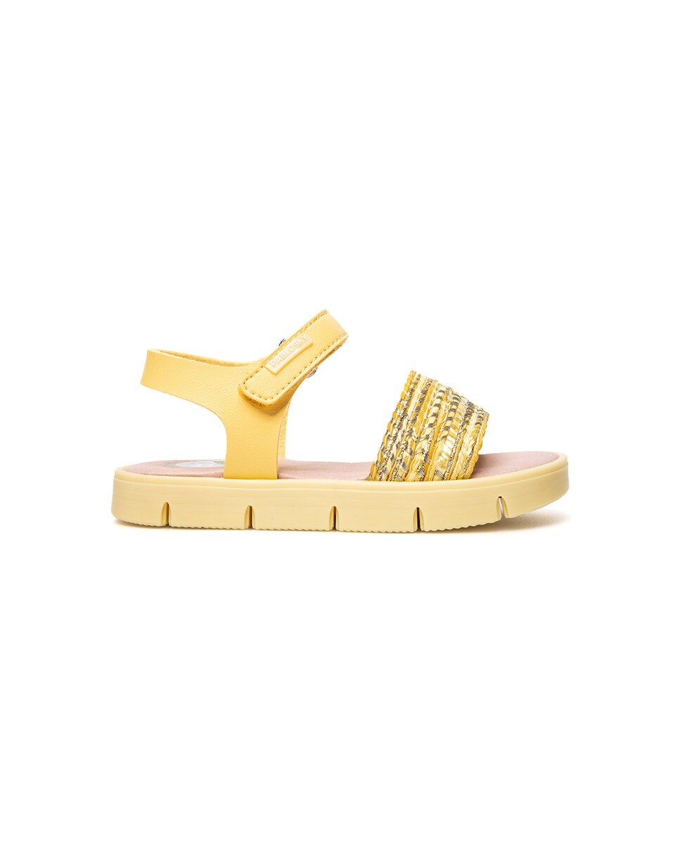 Sandalias plataforma flex de niña - Pablosky - Amarillo Amarillo-8