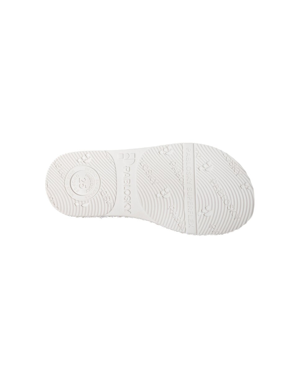 Sandalias alpargateras de niña - Pablosky - Blanco Blanco-4