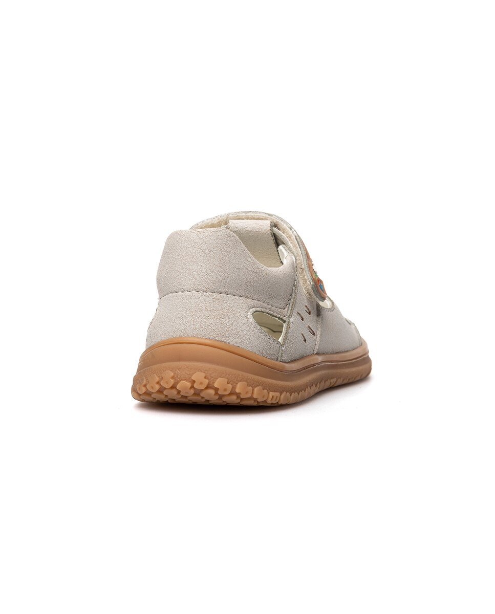 Sandalias cerradas unisex barefoot con cierre adherente - Pablosky - Blanco Blanco-6