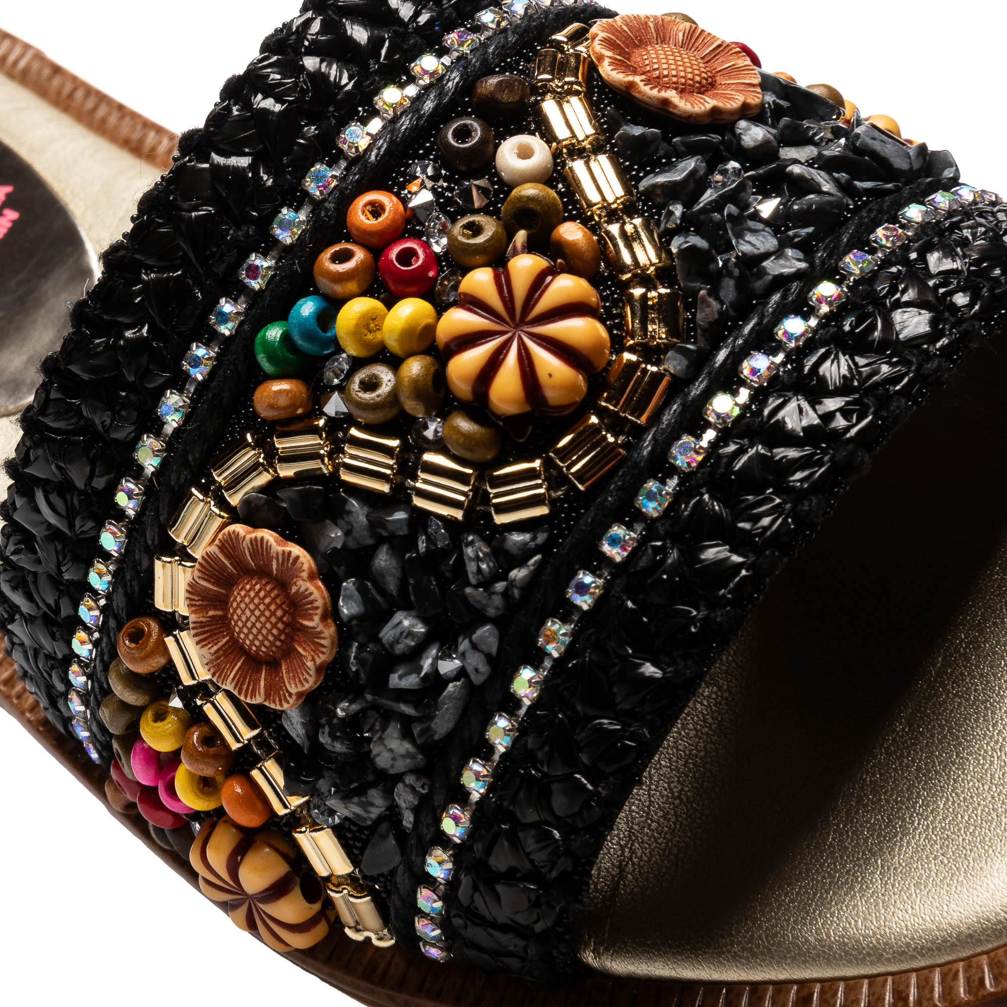 Sandalias abiertas de niña - Pablosky - Negro / Naranja Negro / Naranja-2