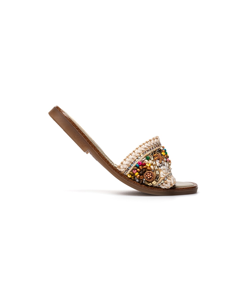 Sandalias abiertas de niña - Pablosky - Beige Beige-6