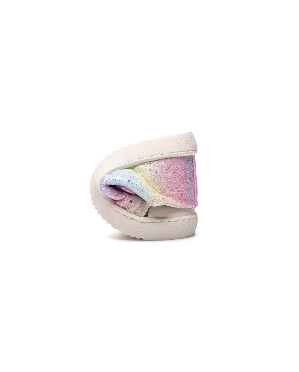 Zapatillas de lona de niña barefoot con cierre adherente - Pablosky - Rosa Rosa-2