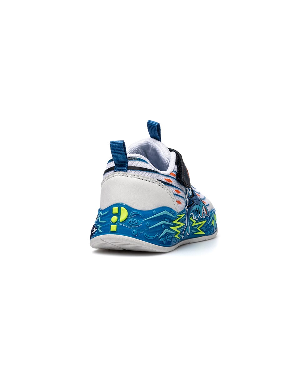 Zapatillas deportivas de niño pablosky con cierre adherente - Blanco Blanco-4