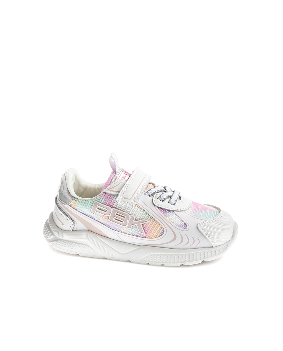 Deportivo de niña bareroot - Pablosky - Blanco / Rosa Blanco / Rosa-1