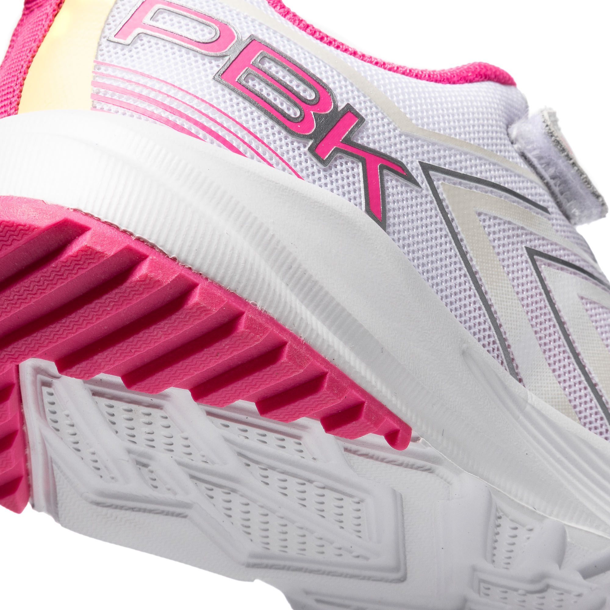 Imagen 3 de Zapatillas deportivas de niños pablosky con cierre adherente - Blanco / Fucsia Blanco / Fucsia