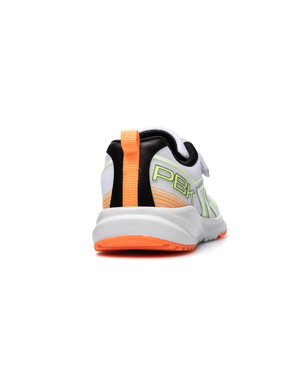 Imagen 5 de Zapatillas deportivas de niños pablosky con cierre adherente - Blanco / Naranja Blanco / Naranja