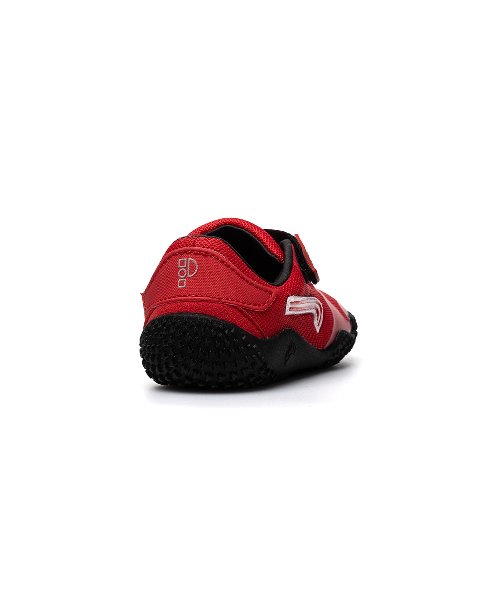 Zapatillas deportivas unisex barefoot con cierre adherente - Pablosky - Rojo / Negro Rojo / Negro-6