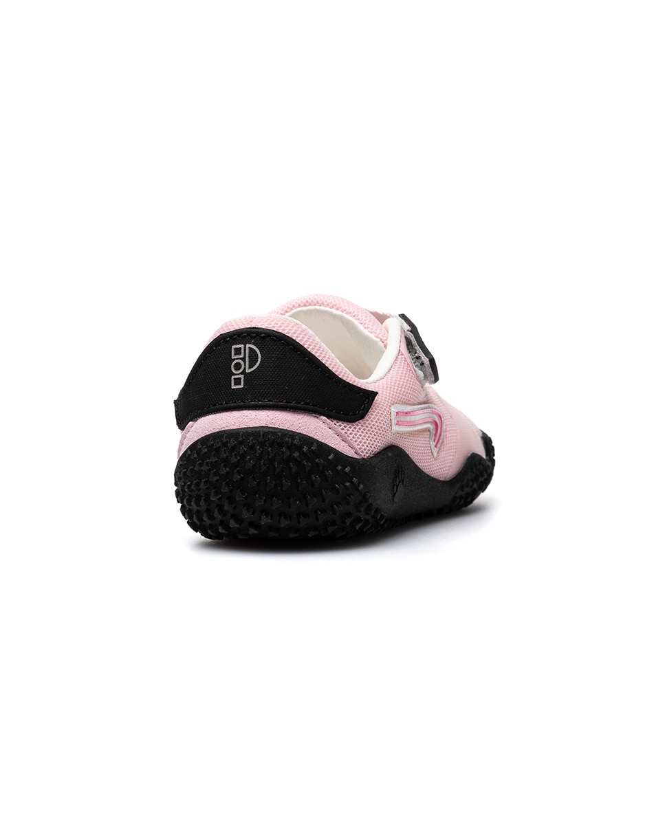 Zapatillas deportivas unisex barefoot con cierre adherente - Pablosky - Rosa / Negro Rosa / Negro-6