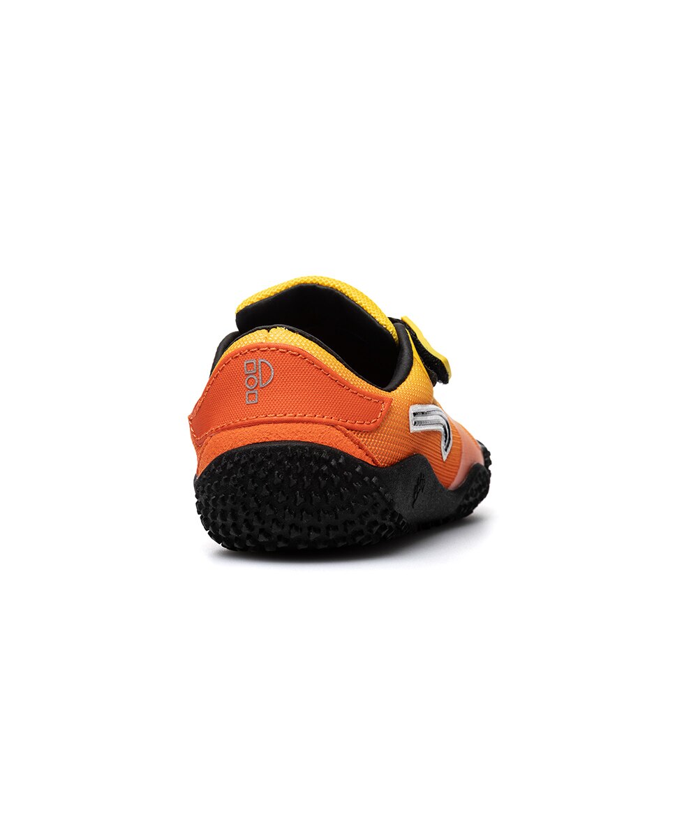 Zapatillas deportivas unisex barefoot con cierre adherente - Pablosky - Naranja / Negro Naranja / Negro-6