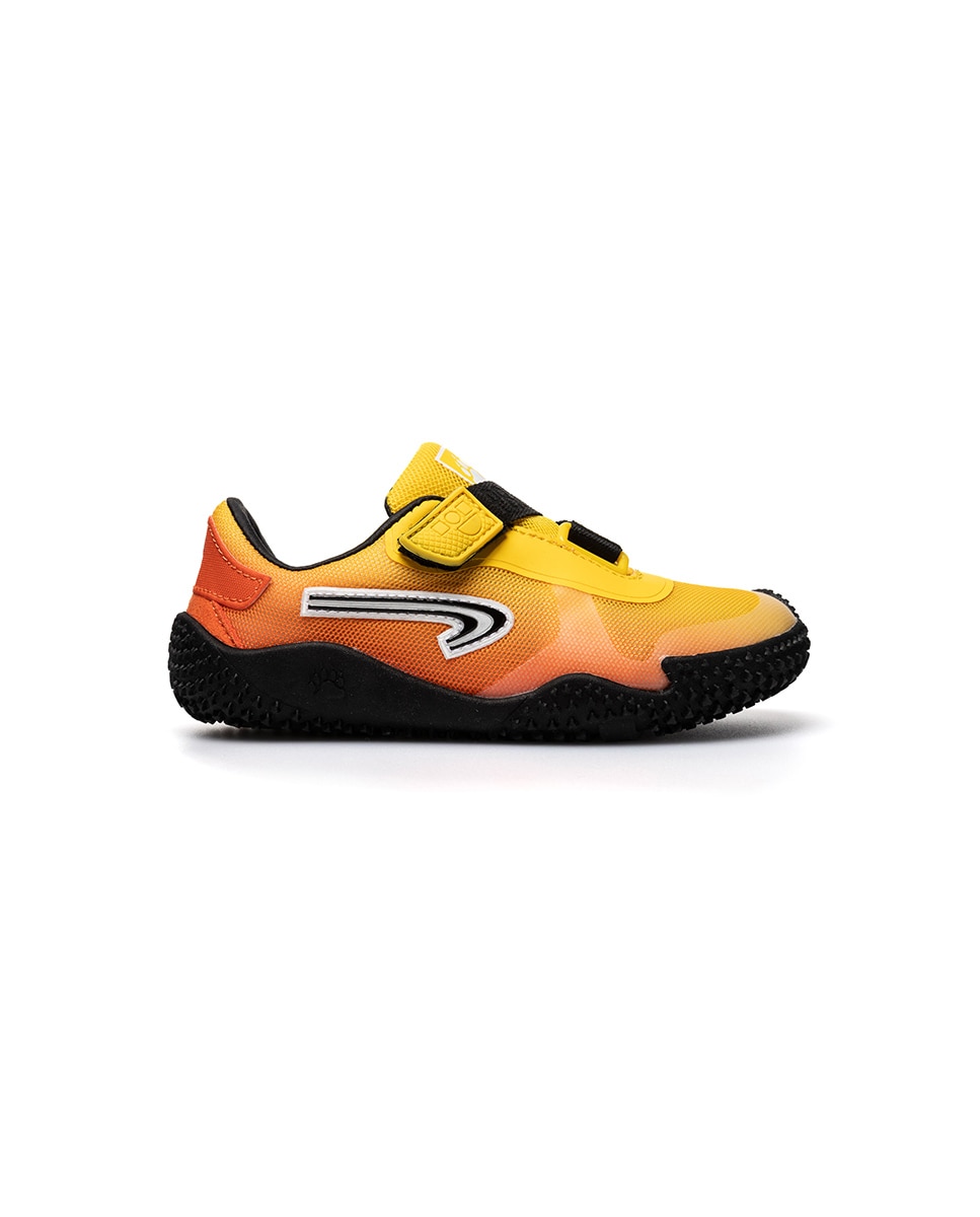 Zapatillas deportivas unisex barefoot con cierre adherente - Pablosky - Naranja / Negro Naranja / Negro-8