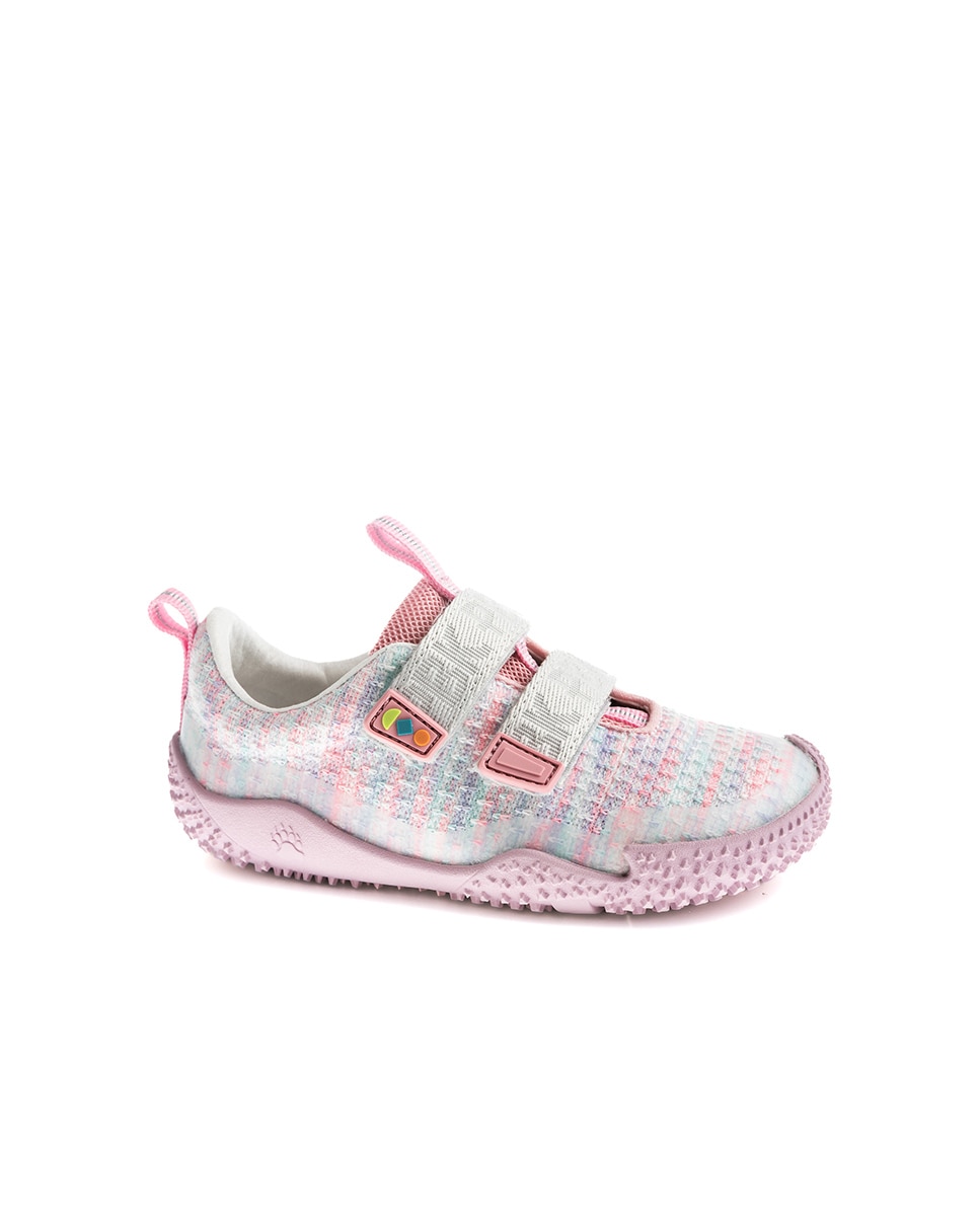 Imagen 1 de Zapatillas deportivas de niños pablosky barefoot con cierre adherente - Rosa claro Rosa claro