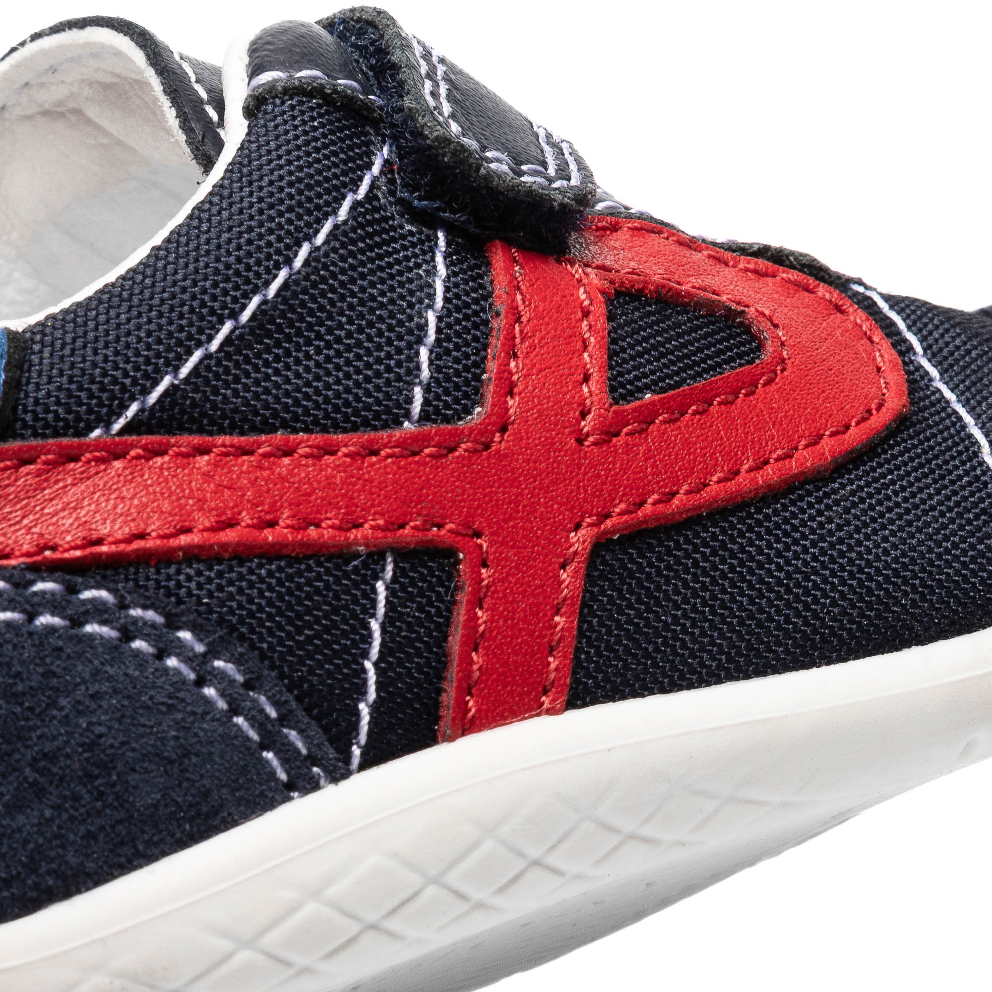 Zapatillas deportivas de bebé niño barefoot con cierre adherente - Pablosky - Azul marino / Rosa Azul marino / Rosa-3