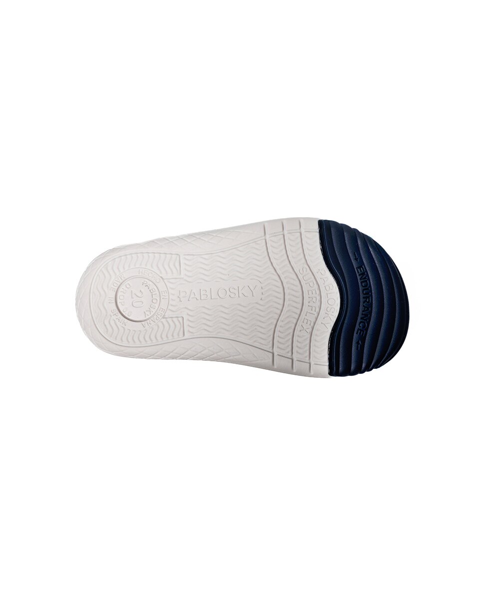 Zapatillas deportivas de bebé niño barefoot con cierre adherente - Pablosky - Azul marino / Rosa Azul marino / Rosa-4