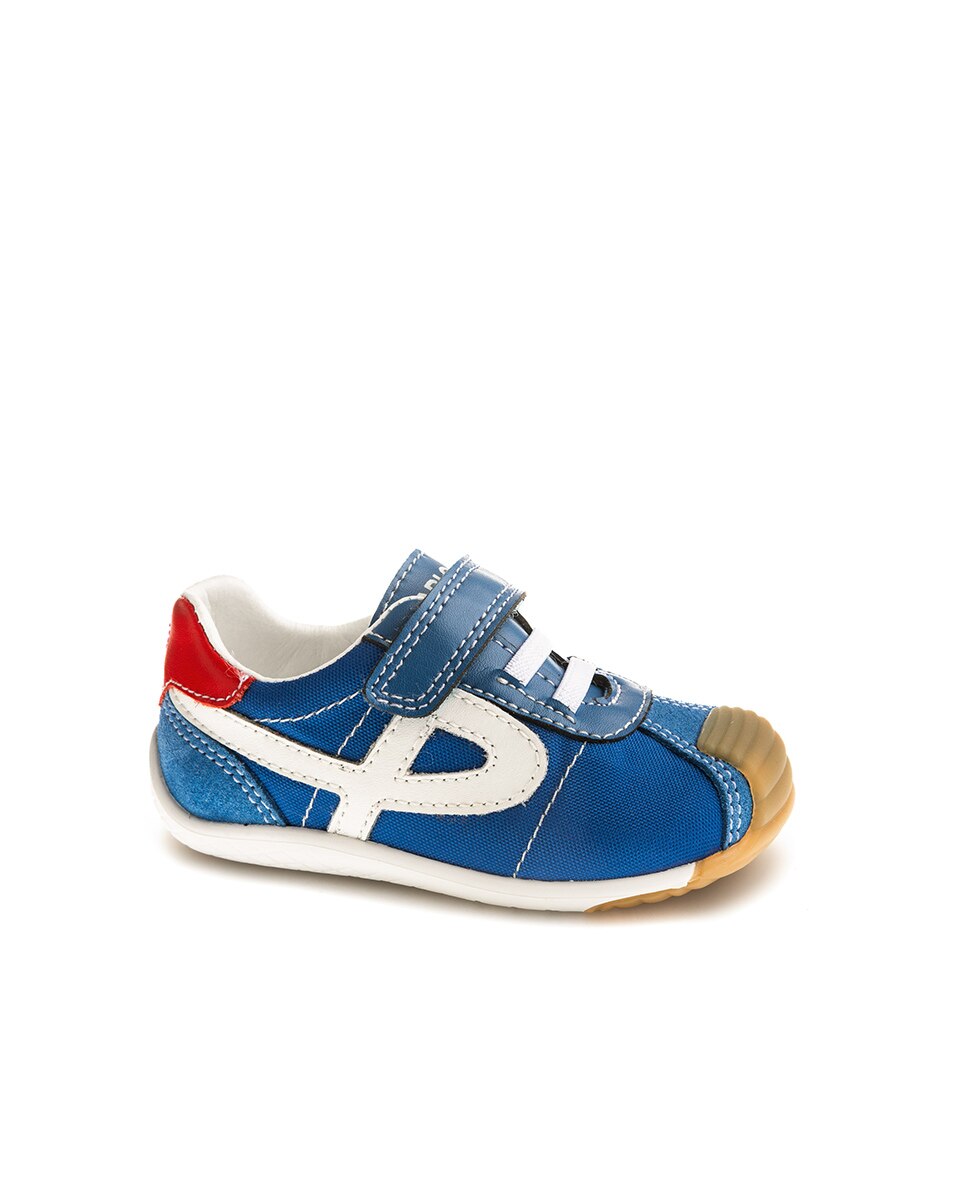 Zapatillas deportivas de bebé niño barefoot con cierre adherente - Pablosky - Azul Azul-1