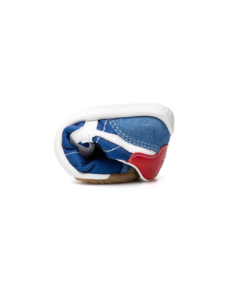 Zapatillas deportivas de bebé niño barefoot con cierre adherente - Pablosky - Azul Azul-2