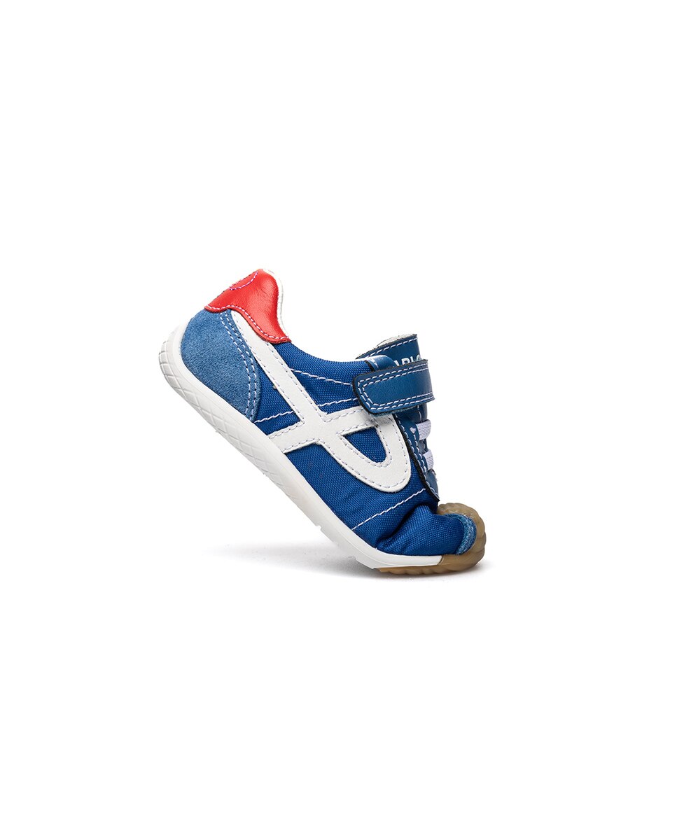 Zapatillas deportivas de bebé niño barefoot con cierre adherente - Pablosky - Azul Azul-7