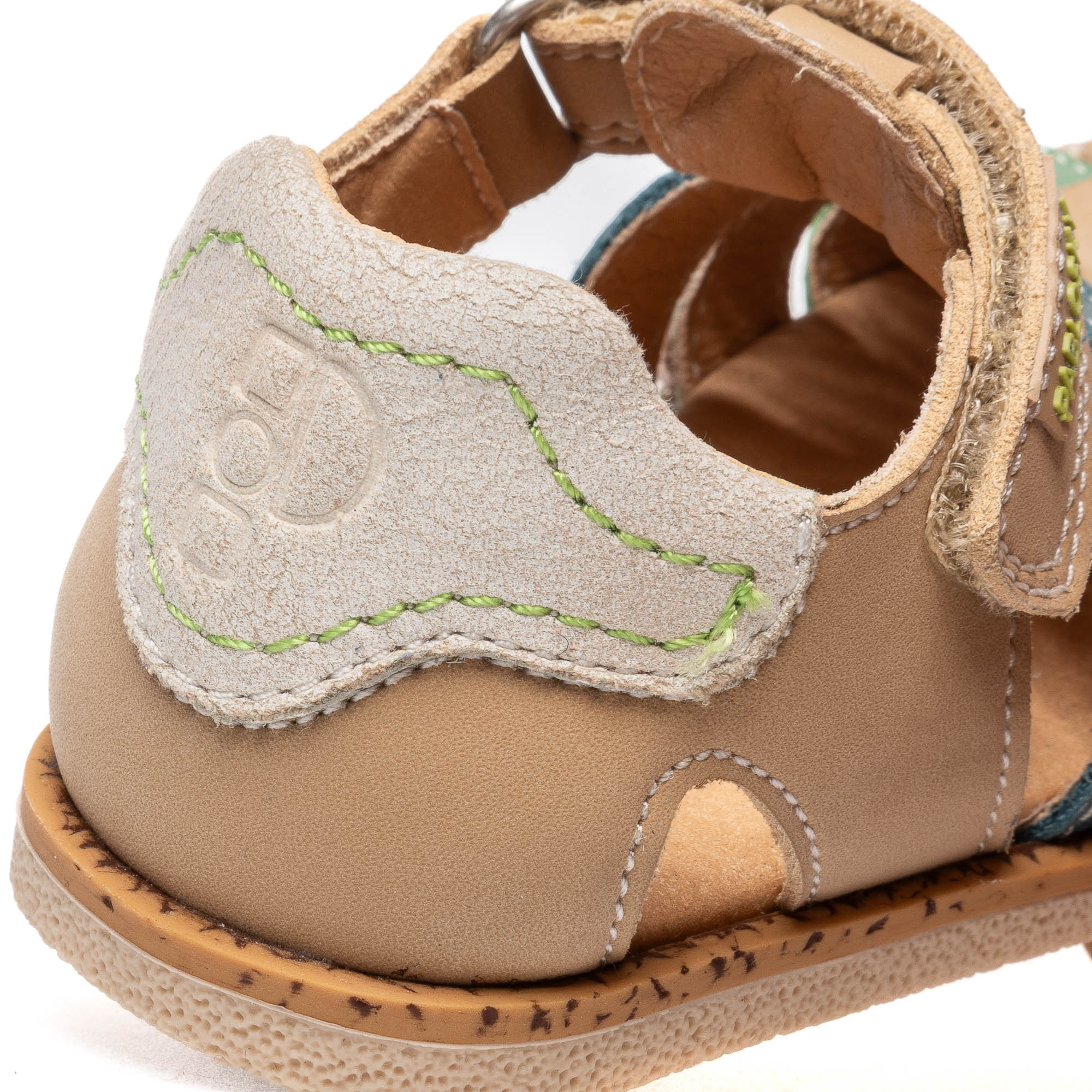 Imagen 3 de Sandalias de bebé niño barefoot con cierre adherente - Pablosky - Beige Beige