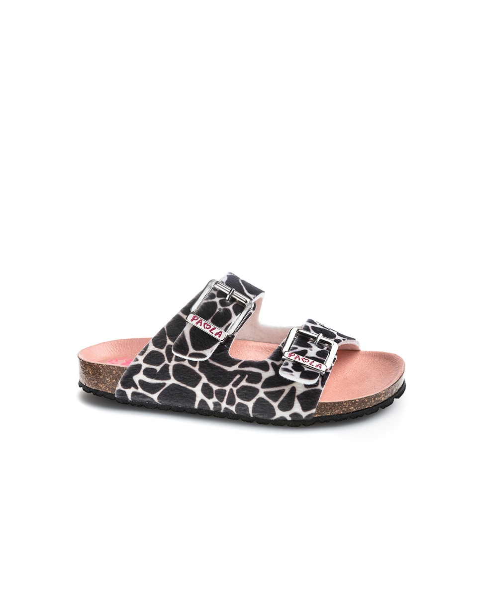 Sandalias abiertas de niña - Pablosky - Negro / Blanco Negro / Blanco-1