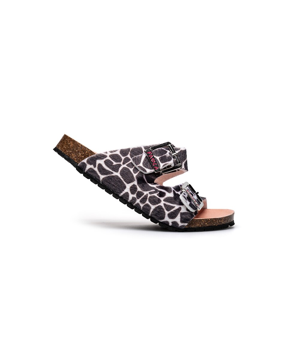 Sandalias abiertas de niña - Pablosky - Negro / Blanco Negro / Blanco-6