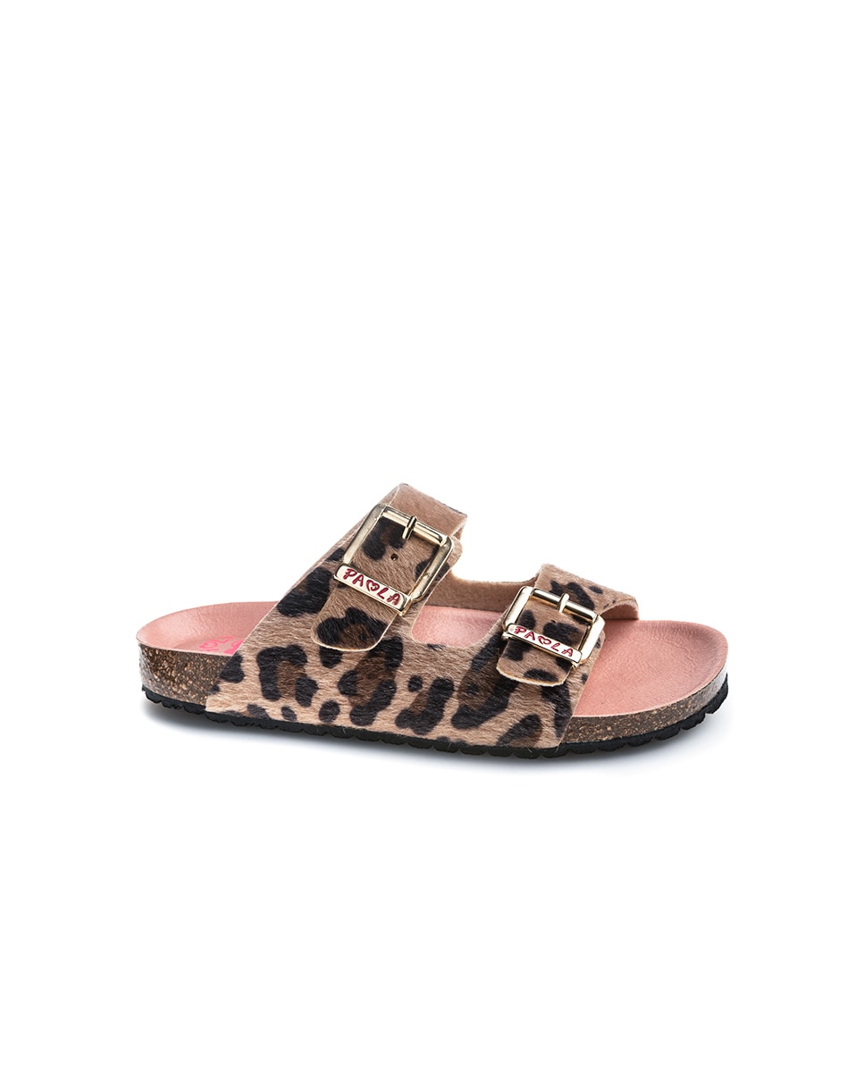 Sandalias abiertas de niña - Pablosky - Marrón claro Marrón claro-1