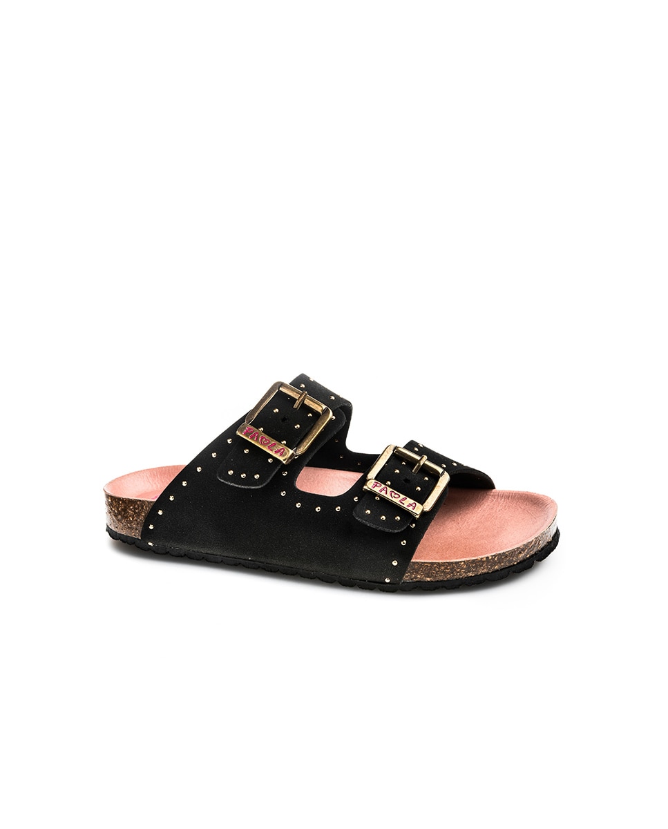 Sandalias abiertas de niña - Pablosky - Negro Negro-1