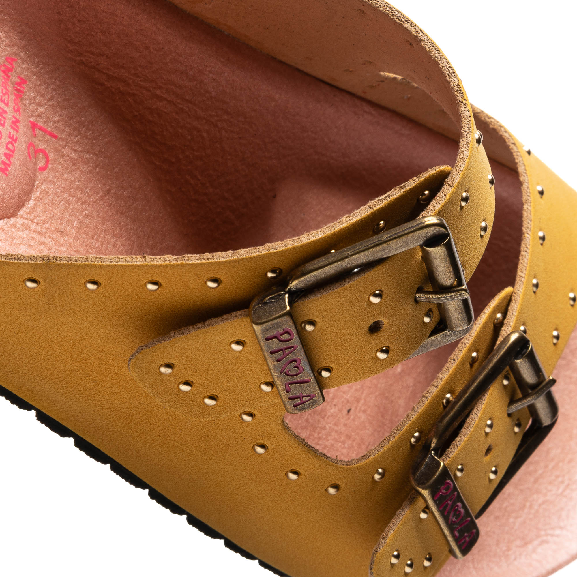 Sandalias abiertas de niña - Pablosky - Amarillo Amarillo-2