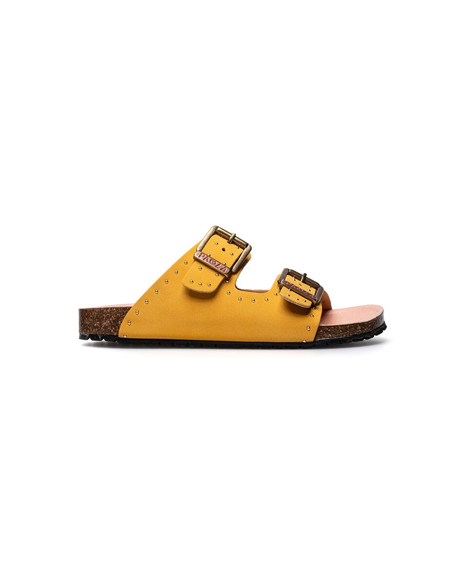 Sandalias abiertas de niña - Pablosky - Amarillo Amarillo-7