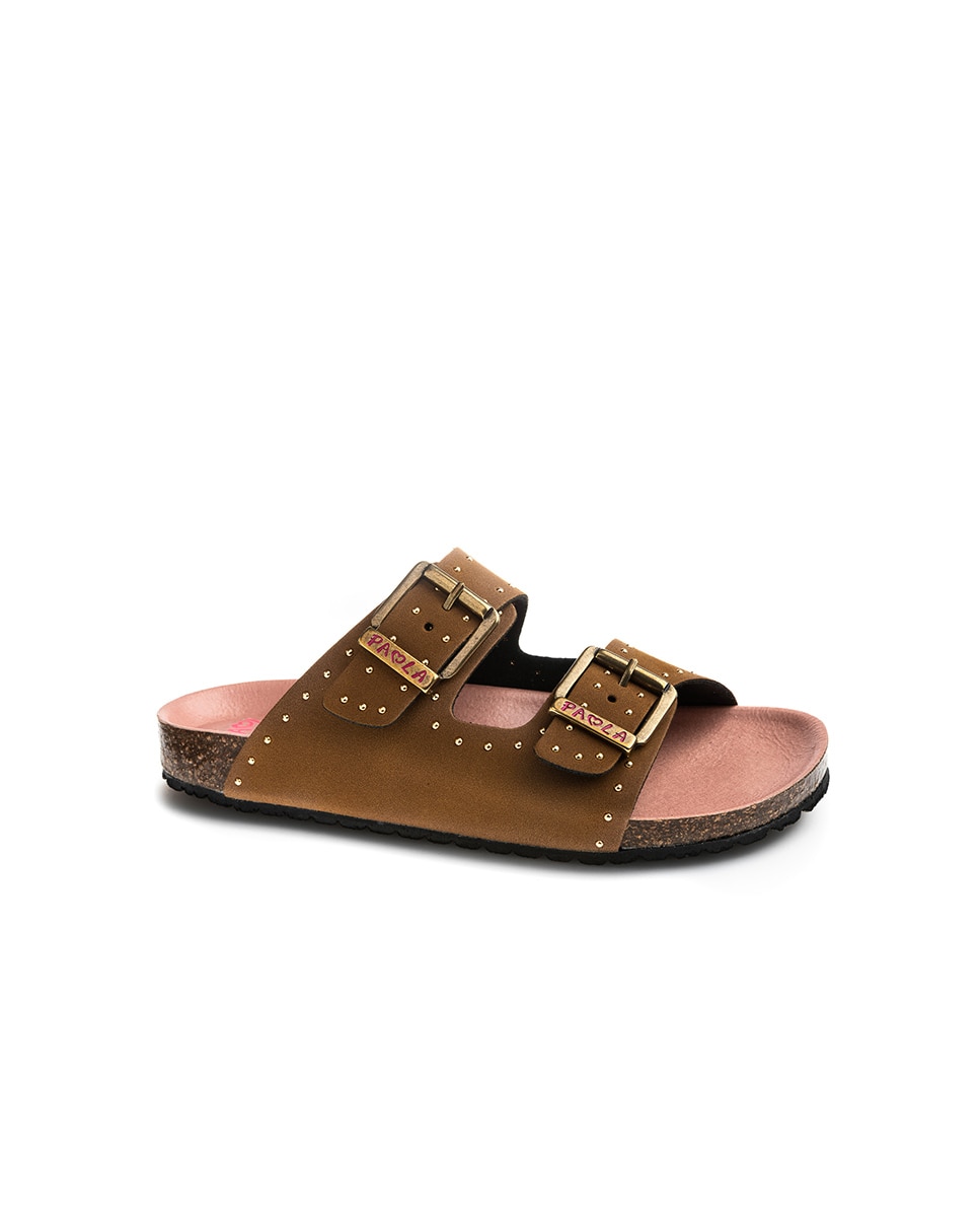 Sandalias abiertas de niña - Pablosky - Marrón Marrón-1