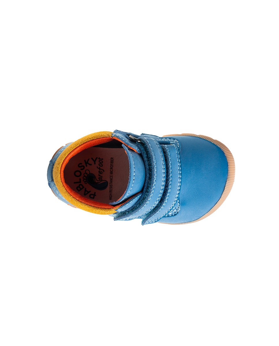 Botas de bebés Pablosky barefoot con cierre adherente - Azul Azul-6