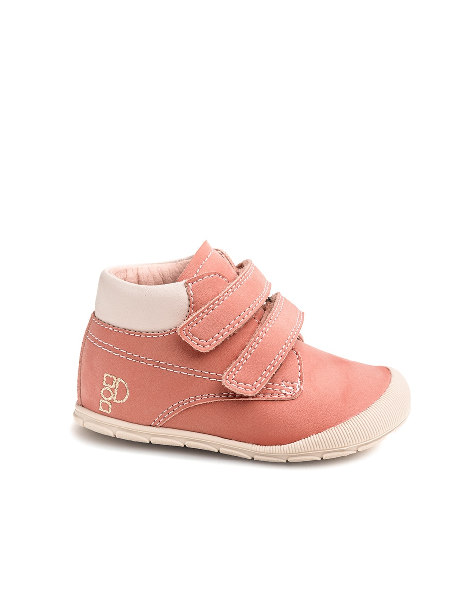 Botas de bebés Pablosky barefoot con cierre adherente - Rosa Rosa-1
