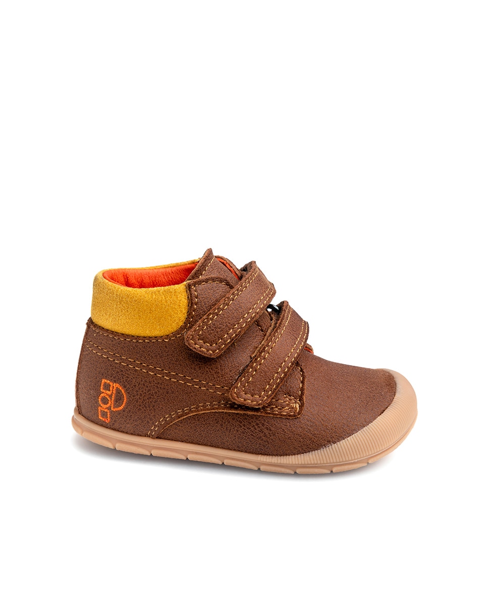 Botas de bebés Pablosky barefoot con cierre adherente - Marrón Marrón-1