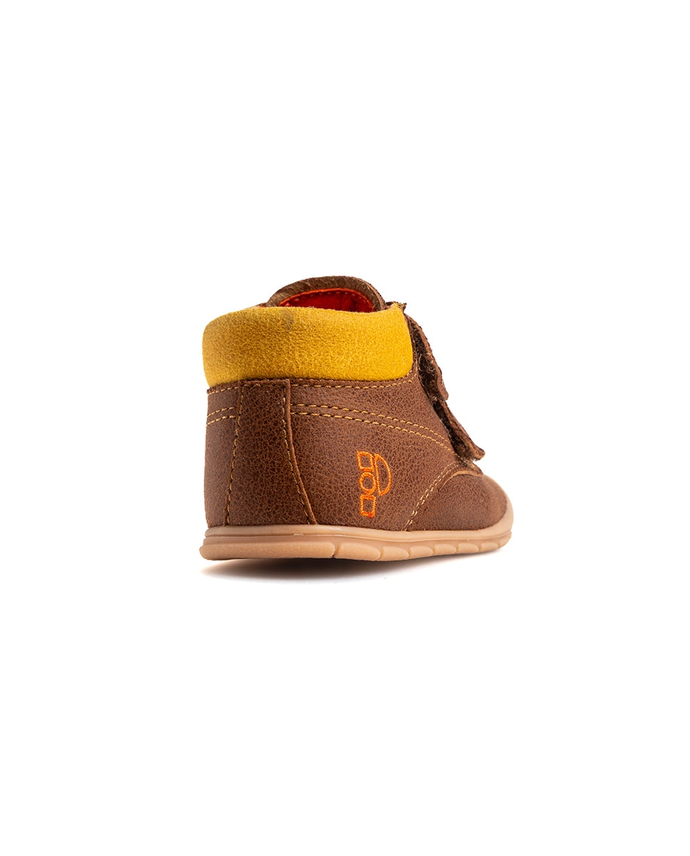 Botas de bebés Pablosky barefoot con cierre adherente - Marrón Marrón-7