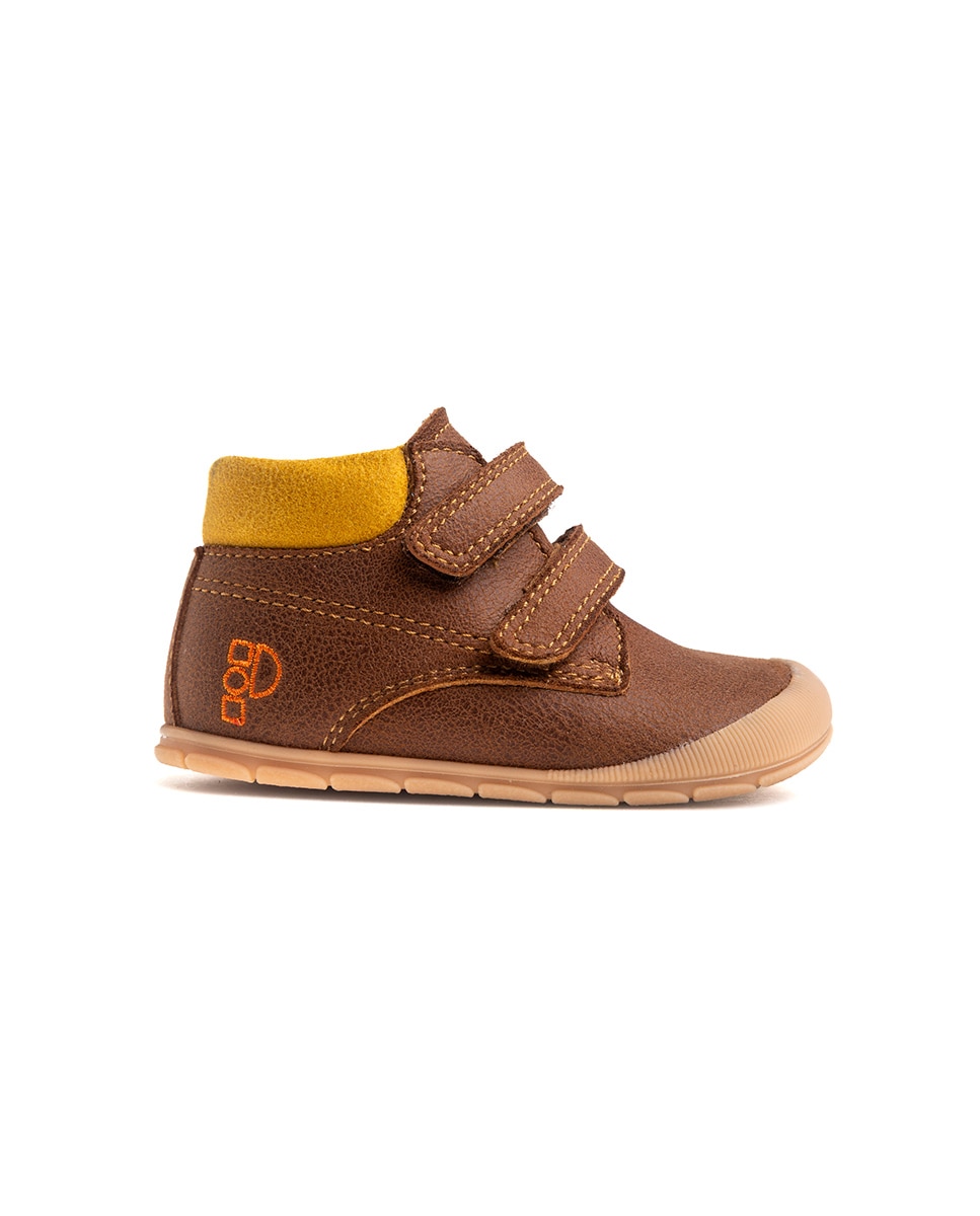 Botas de bebés Pablosky barefoot con cierre adherente - Marrón Marrón-9