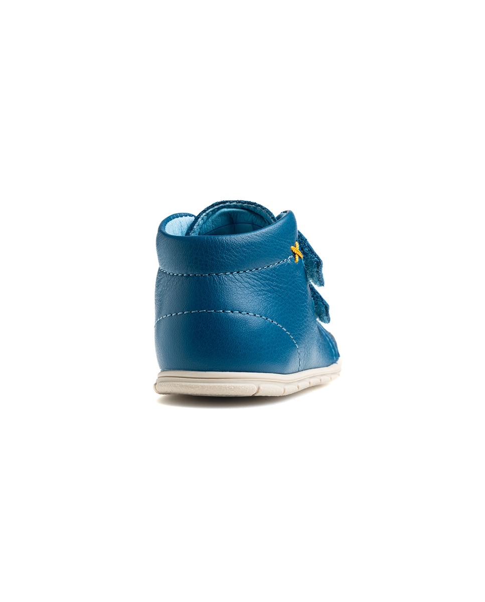 Botas de bebé niño pablosky barefoot de piel con cierre adherente - Azul Azul-7