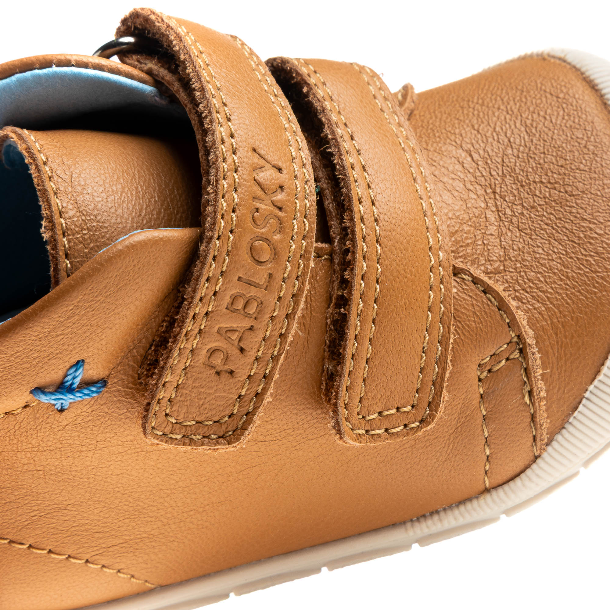 Botas de bebé niño pablosky barefoot de piel con cierre adherente - Natural Natural-3
