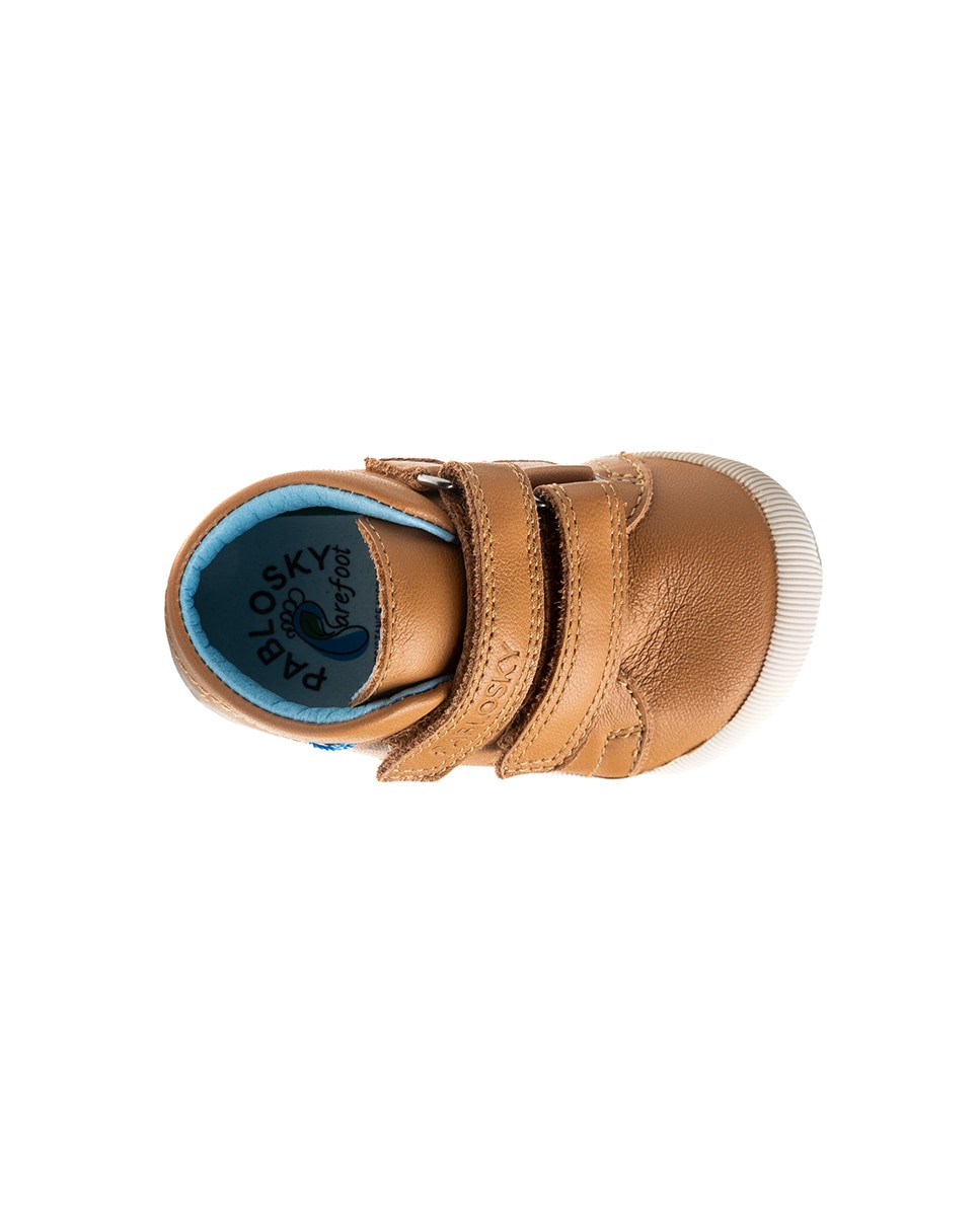 Botas de bebé niño pablosky barefoot de piel con cierre adherente - Natural Natural-6