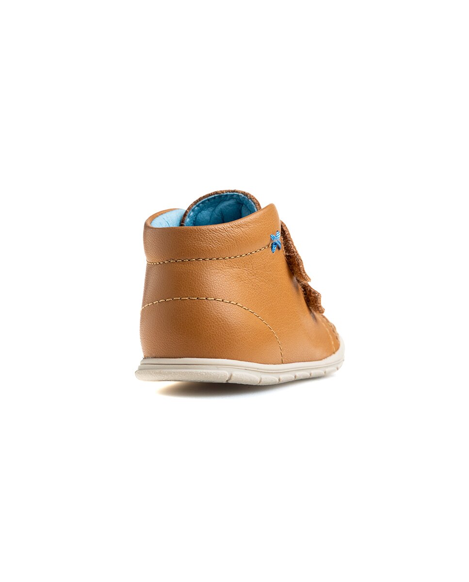 Botas de bebé niño pablosky barefoot de piel con cierre adherente - Natural Natural-7