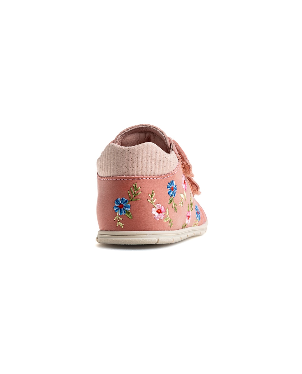 Botas de bebé niña Pablosky barefoot con cierre adherente - Rosa Rosa-7