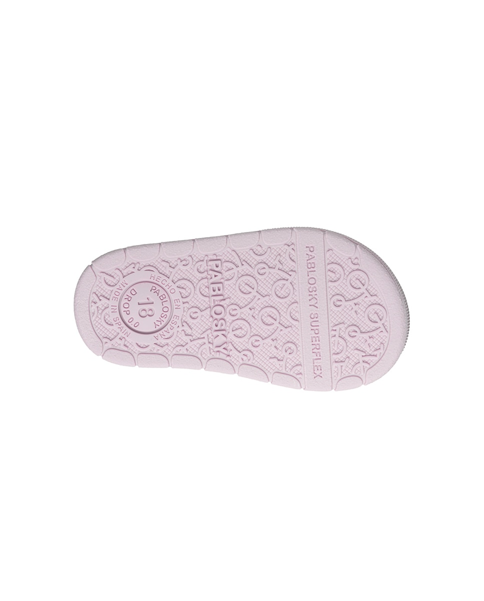 Botas de bebé niña Pablosky barefoot de piel con cierre adherente - Rosa Rosa-4