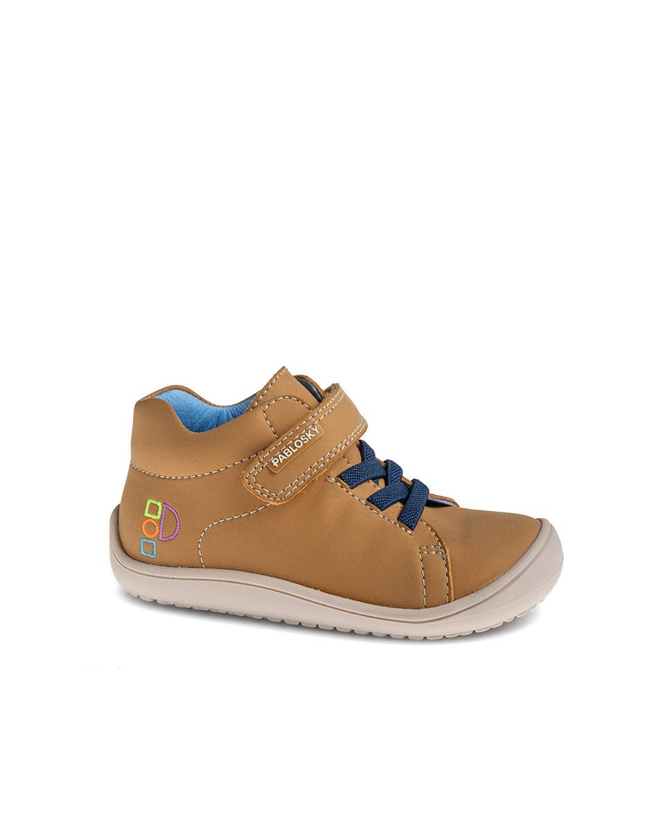 Imagen 1 de Botas de bebés Pablosky barefoot con cierre adherente Natural