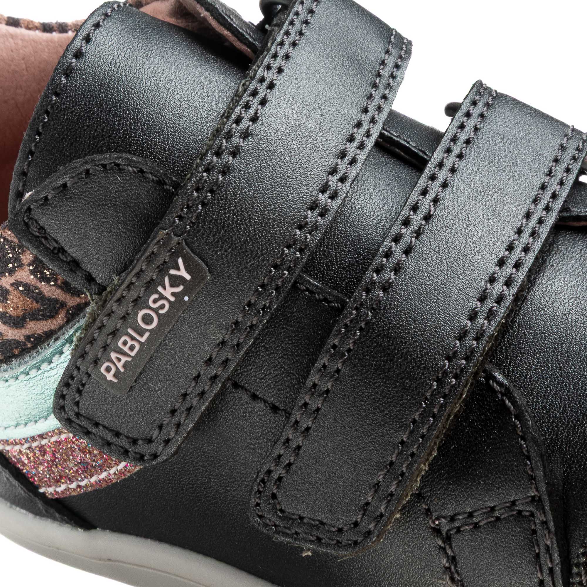 Botas de bebé niña Pablosky barefoot con cierre adherente - Gris Gris-3