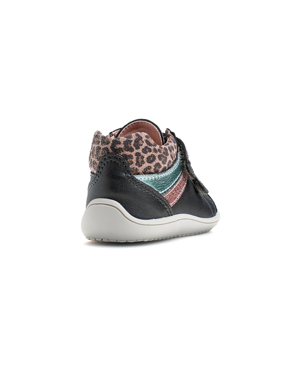Botas de bebé niña Pablosky barefoot con cierre adherente - Gris Gris-7