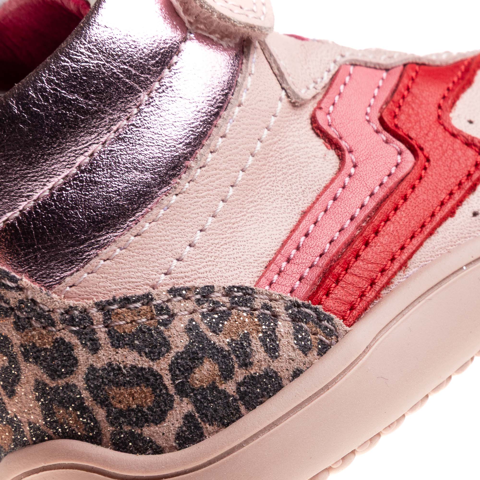 Imagen 3 de Botas de bebés Pablosky barefoot de piel con cierre adherente - Rosa Rosa