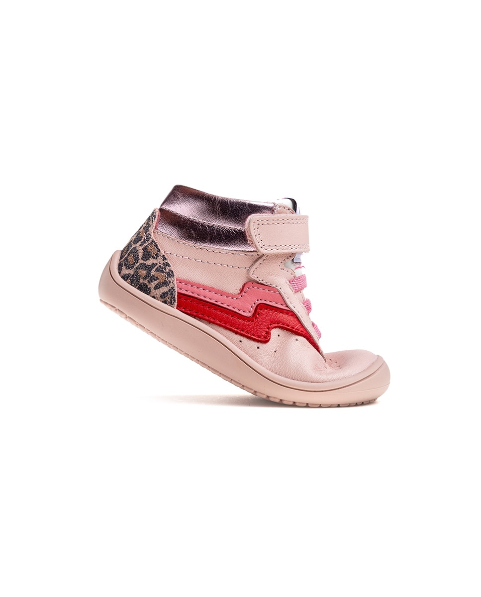 Imagen 8 de Botas de bebés Pablosky barefoot de piel con cierre adherente - Rosa Rosa